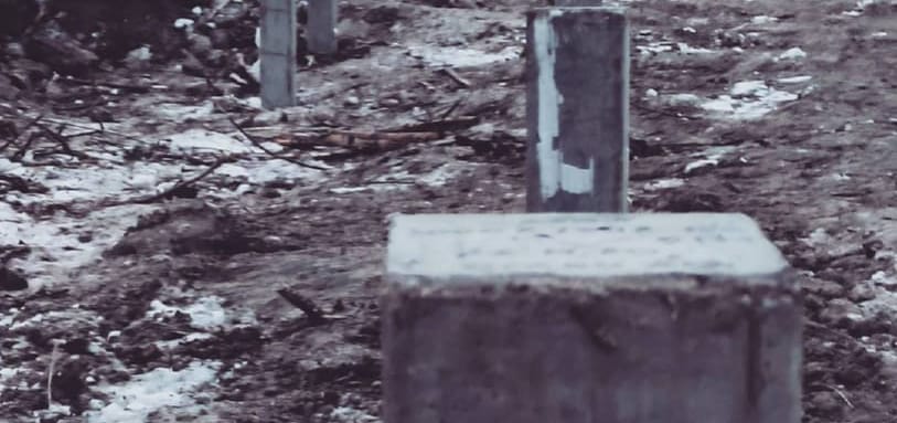 Фундамент на забивных ЖБ сваях
