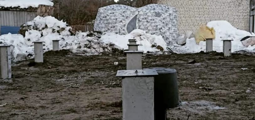Фундамент на забивных ЖБ сваях