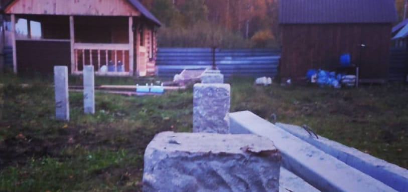 Фундамент на забивных ЖБ сваях